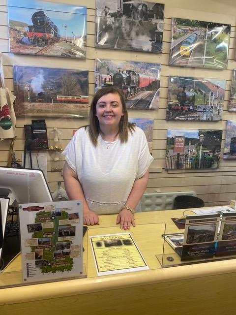 a person standing in front of a counter